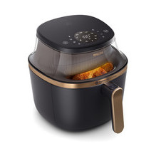 Jaunums! Philips 3000. sērijas karstā gaisa katls 1700W 6.2l melns NA332 / 00