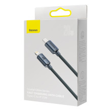 Cable - Baseus Crystal Shine USB-C to Lightning 20W 2m Black