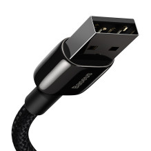 Cable - Baseus Tungsten Gold USB to Lightning 2.4A 2m Black