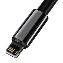 Cable - Baseus Tungsten Gold USB to Lightning 2.4A 2m Black