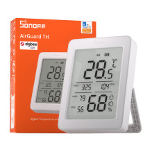 Išmanusis namų jutiklis - Sonoff AirGuard TH SNZB-02DR2 ZigBee temperatūros ir drėgmės jutiklis