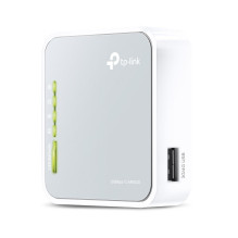 Belaidis Maršrutizatorius - TP-Link TL-MR3020 4G Sidabrinis, Baltas