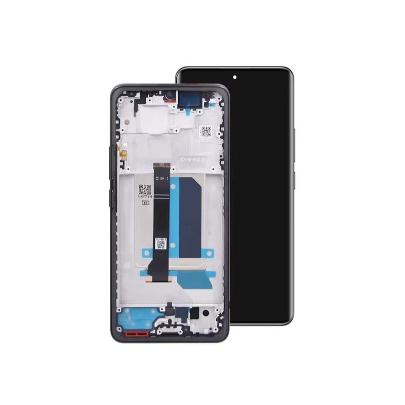 LCD screen Xiaomi Redmi Note 14 Pro+ 5G with touch screen with frame Black OLED