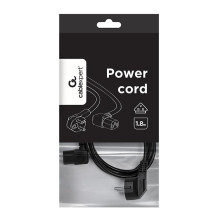 CABLE POWER ANGLED C13 1.8M / PC-186A-075-1.8M GEMBIRD