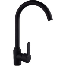 PYRAMIS LEFKADA sink (59x44) 1B 1D black + Lungo volcano Black Edition tap - 070261111LBE PYRAMIS LEFKADA sink (59x44) 1B 1D black + Lungo volcano Black Edition tap - 070261111LBE