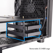 Chieftec CI-03B-OP computer case Cube Black Chieftec CI-03B-OP computer case Cube Black