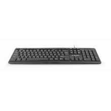 Gembird KB-U-103-RU klaviatūra biurui, USB, QWERTY, anglų, rusų, juoda Gembird KB-U-103-RU klaviatūra biurui, USB, QWERTY, anglų, rusų, juoda