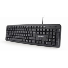 Gembird KB-U-103-RU klaviatūra biurui, USB, QWERTY, anglų, rusų, juoda Gembird KB-U-103-RU klaviatūra biurui, USB, QWERTY, anglų, rusų, juoda