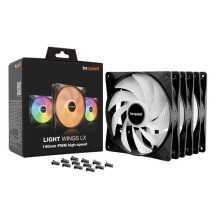 be quiet! Light Wings LX PWM high-Speed Lüfter 140mm 3er Pack Black be quiet! Light Wings LX PWM high-Speed Lüfter 140mm 3er Pack Black