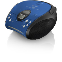 Lenco SCD-24 blau / schwarz