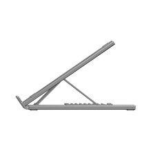 Nešiojamo Kompiuterio Laikiklis - UNITEK Reguliuojamas Aliuminis su USB Hub, HDMI, 100W Maitinimo Perdavimo Funkcija