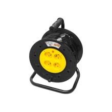 PR-61 extension cord 4-sockets with grounding 30m PVC drum 3x1.5mm PR-61 extension cord 4-sockets with grounding 30m PVC drum 3x1.5mm