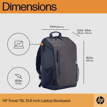 HP TRAVEL 18L 15.6 IGR LAPTOP BCKPCK HP TRAVEL 18L 15.6 IGR LAPTOP BCKPCK