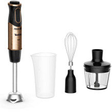 Tefal Quickchef HB656G10 Hand blender 1000 W, 20 speeds, 3-in-1 Black, Gold