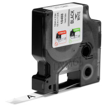 Dymo Rhino Band IND, Nylon 12 mm x 3,5 m schwarz auf wei