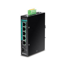 TRENDnet Industrie Switch 5 Port Gbit Unman. L2 PoE+ Metall