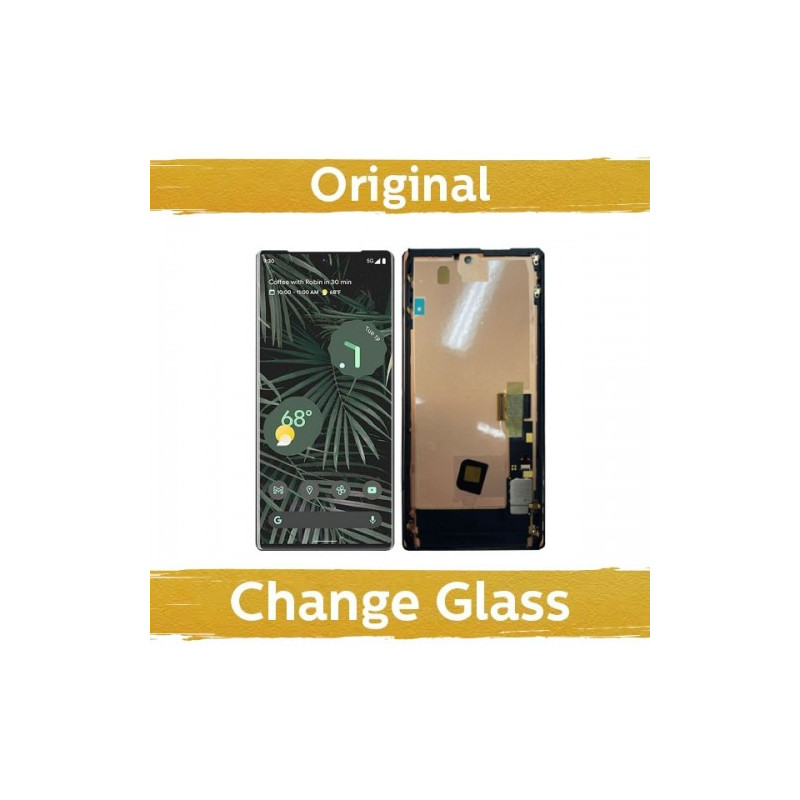 Screen for Google Pixel 6 Pro black with frame (Updated: China)