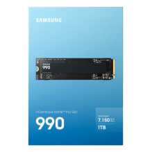SSD, SAMSUNG, 1 TB, M.2, PCI Express 4.0, NVMe Yes, Write speed 6450 MB / s, Read speed 7150 MB / s, MTBF 1500000 h, Box