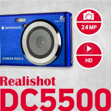 Skaitmeninis fotoaparatas AGFA DC5500 Blue Skaitmeninis fotoaparatas AGFA DC5500 Blue