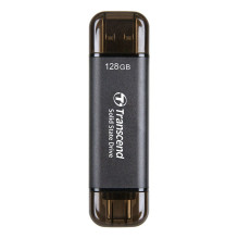 SSD 128GB Transcend ESD310C Portable, USB 10Gbps, Type-C / A