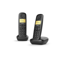 GIGASET WIRELESS PHONE A170 DUO BLACK (L36852-H2802-D201) GIGASET WIRELESS PHONE A170 DUO BLACK (L36852-H2802-D201)