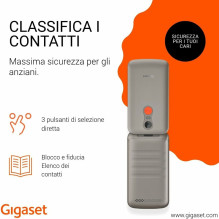 Gigaset GL595 Dual Sim Silver Gigaset GL595 Dual Sim Silver
