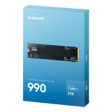 SSD, SAMSUNG, 990, 2 TB, M.2, PCI Express 4.0, NVMe Yes, Write speed 6450 MB / s, Read speed 7250 MB / s, MTBF 1500000 h