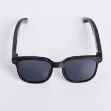 Smart AI glasses with music and recording, black glass, TITMO G-200, black
