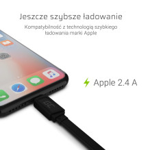 Charging cable - Green Cell KABGC02 0.25 m Black Charging cable - Green Cell KABGC02 0.25 m Black