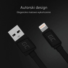 Charging cable - Green Cell KABGC02 0.25 m Black Charging cable - Green Cell KABGC02 0.25 m Black