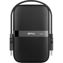 External hard drive HDD Silicon Power Armor A60 1TB Black-green (SP010TBPHDA60S3A)
