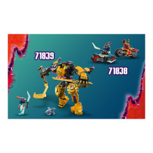 LEGO NINJAGO Arino Spinjitzu mūšio mechanizmas