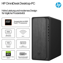 HP Omnidesk stacionarus kompiuteris M02-0152ng RYZ5-8500G / 16GB / 512SSD / FreeDOS HP Omnidesk stacionarus kompiuteris M02-0152ng RYZ5-8500G / 16GB / 512SSD / FreeDOS