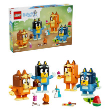 LEGO Bluey's family made of bricks LEGO Bluey's family made of bricks