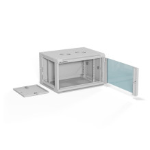 Stacionarus Korpusas - A-LAN 19" 6U 600x450 Plieninis Stiklo Durys Pilkas Stacionarus Korpusas - A-LAN 19" 6U 600x450 Plieninis Stiklo Durys Pilkas
