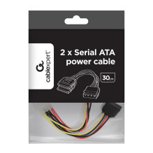 CABLE POWER SATA X2 30CM / CC-SATA-PSY-0.3M GEMBIRD