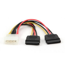 CABLE POWER SATA X2 15CM /...