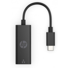 HP HP Adapter USB-C (male) RJ45 (female) (black, 10cm) HP HP Adapter USB-C (male) RJ45 (female) (black, 10cm)