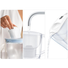 Water filtration vessel Brita ALUNA, 2.4 l, white