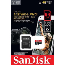 Memory card SanDisk Extreme Pro, 64 GB Memory card SanDisk Extreme Pro, 64 GB
