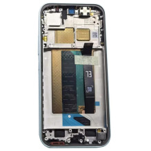 LCD screen Xiaomi 17T 5G with touch screen with frame Blue original (service pack)