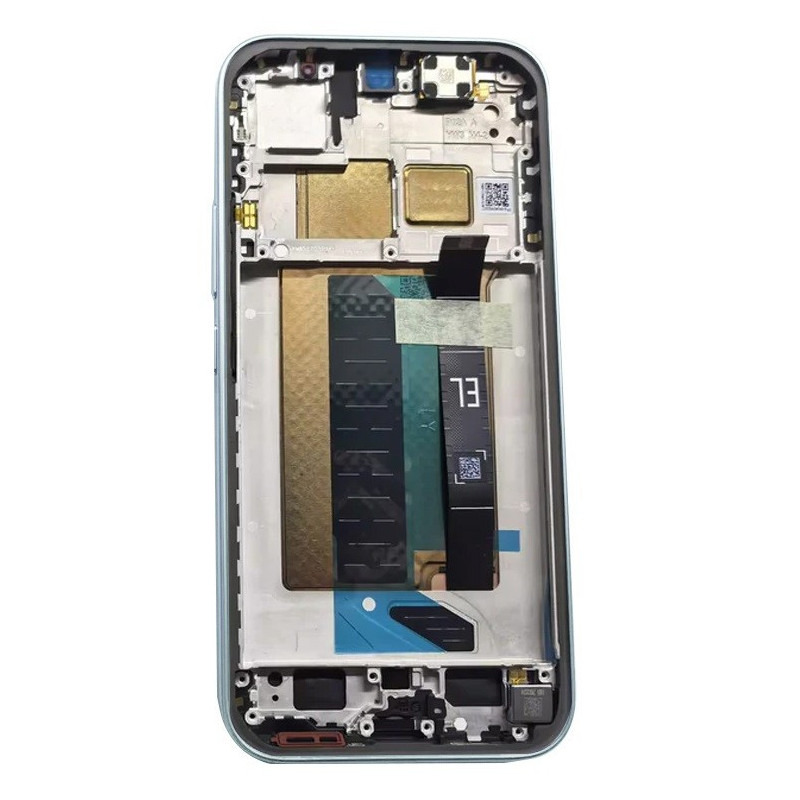 LCD screen Xiaomi 17T 5G with touch screen with frame Blue original (service pack)