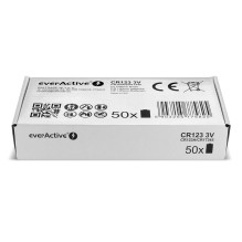 Baterija - everActive CR123 1 500 mAh 3 V 50 vnt. Baterija - everActive CR123 1 500 mAh 3 V 50 vnt.
