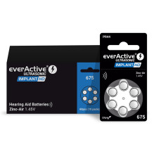Baterijos - everActive 675 1,45 V Baterijos, 6 vnt. Baterijos - everActive 675 1,45 V Baterijos, 6 vnt.