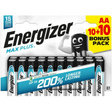 Baterijos - Energizer Max Plus AA LR6 20 vnt.