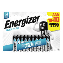 Baterija - Energizer Max Plus LR03, 20 vnt.