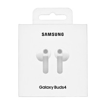 „Samsung Galaxy Buds4“ belaidės ausinės, į ausis, skirtos skambučiams / muzikai, „Bluetooth“, baltos „Samsung Galaxy Buds4“ belaidės ausinės, į ausis, skirtos skambučiams / muzikai, „Bluetooth“, baltos