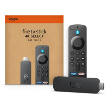 Transliacijos įrenginys - Amazon Fire TV Stick 4K Select (4K UHD, HDR, Alexa, Juoda)