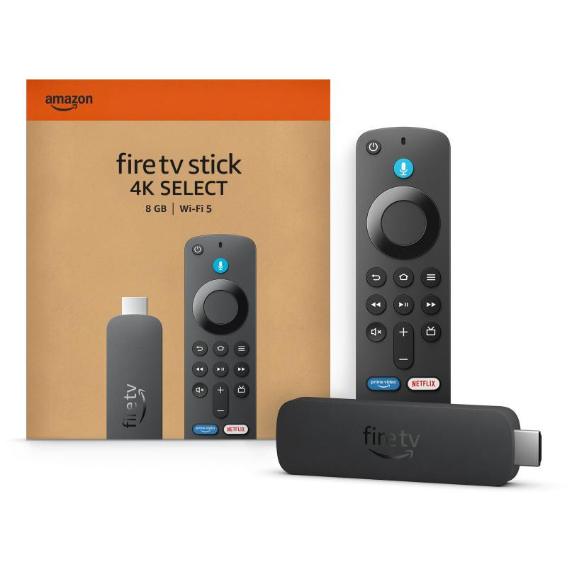 Streaming device - Amazon Fire TV Stick 4K Select (4K UHD, HDR, Alexa, Black)