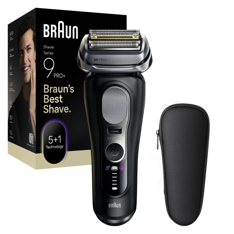 Braun Shaver 9600s Series 9 PRO Operating time (max) 60 min Wet &amp; Dry Lithium Ion Black
